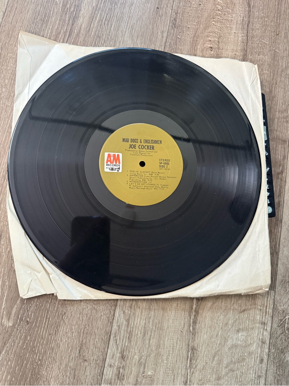 Joe Cocker "Mad Dogs & Englishmen" Vinyl LP - side 2 &3